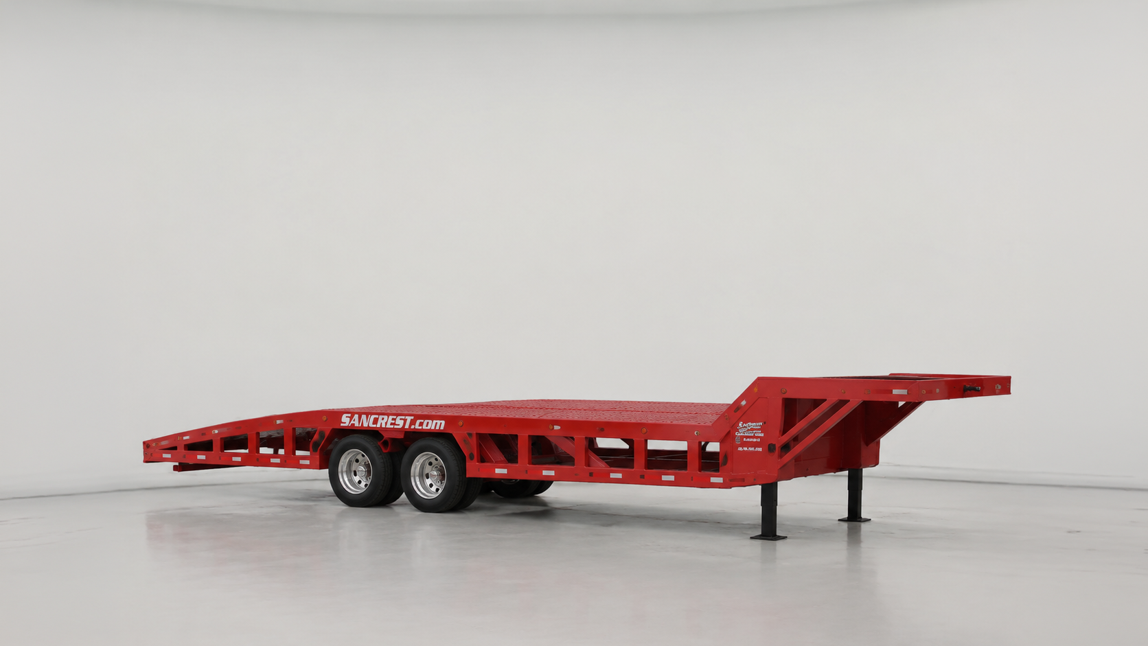 53 Foot Air Ride Air Brake 4-Car Hauler