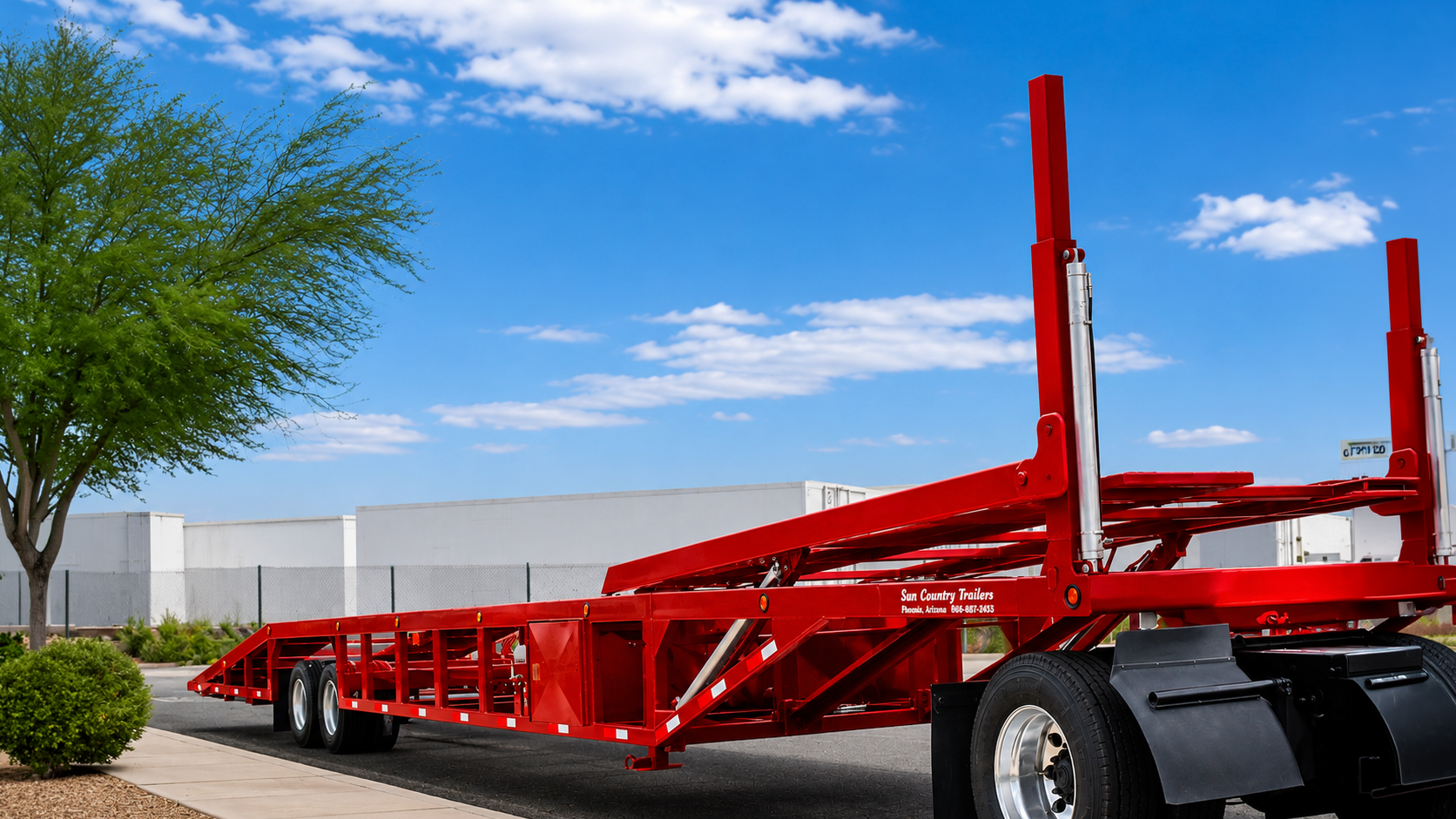 53 Foot Lo-Pro Lift & Tilt 4 Car Hauler