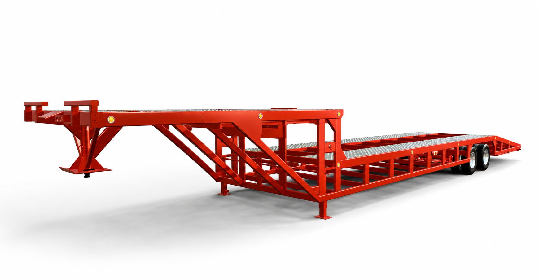 53’ Drop Deck 3-Car Hauler